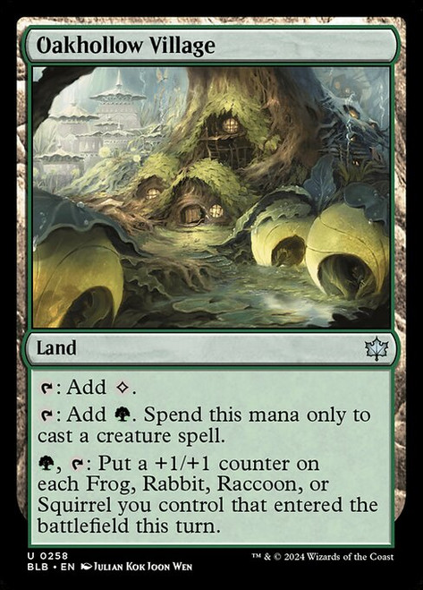 Oakhollow Village (BLB) (Foil) (#258)