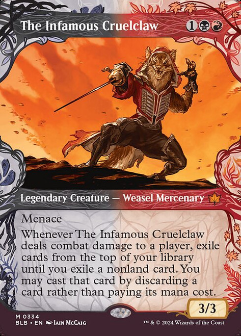 The Infamous Cruelclaw (BLB) (Foil) (#334)