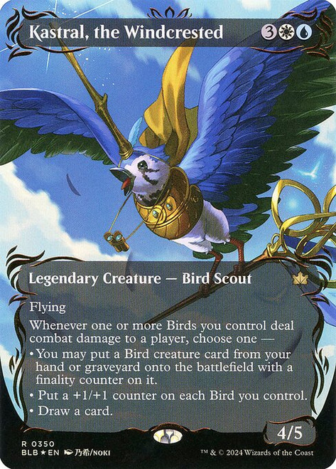 Kastral, the Windcrested (BLB) (Foil) (Showcase) (#350)