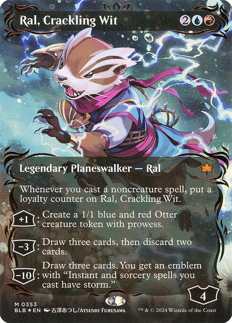 Ral, Crackling Wit (BLB) (Foil) (Showcase) (#353)