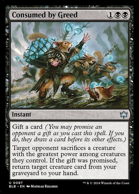 Consumed by Greed (BLB) (Foil) (#87)