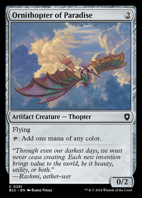 Ornithopter of Paradise (BLC) (#281)