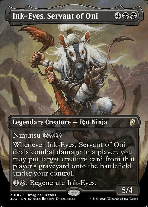 Ink-Eyes, Servant of Oni (BLC) (Foil) (Borderless) (#77)