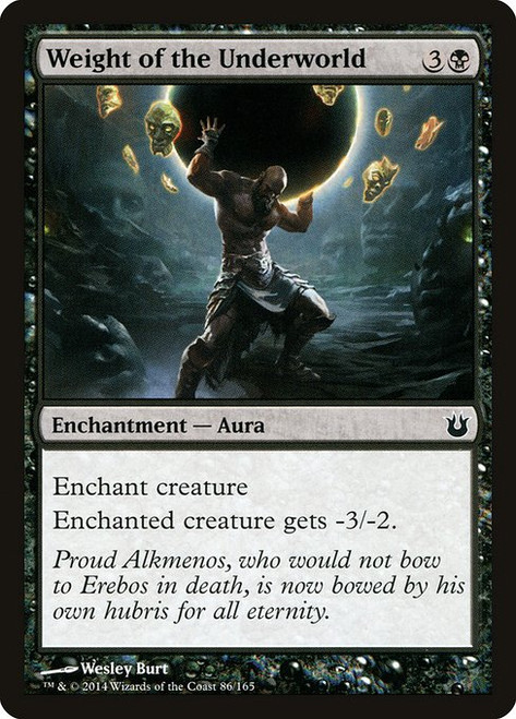Weight of the Underworld (BNG) (Foil) (#86)