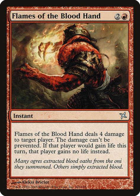 Flames of the Blood Hand (BOK) (Foil) (#101)