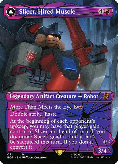Slicer, Hired Muscle // Slicer, High-Speed Antagonist (BOT) (Borderless) (#21)