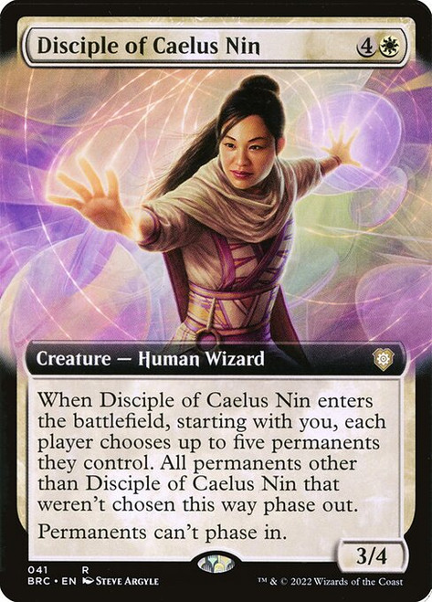 Disciple of Caelus Nin (BRC) (Foil) (Extended Art) (#41)