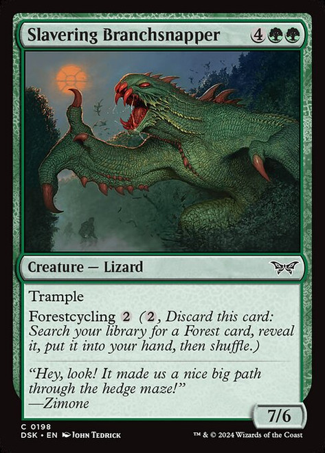 Slavering Branchsnapper (DSK) (Foil) (#198)