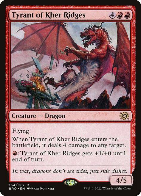 Tyrant of Kher Ridges (BRO) (Foil) (#154)