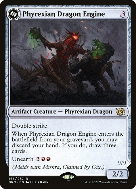 Phyrexian Dragon Engine (BRO) (#163a)