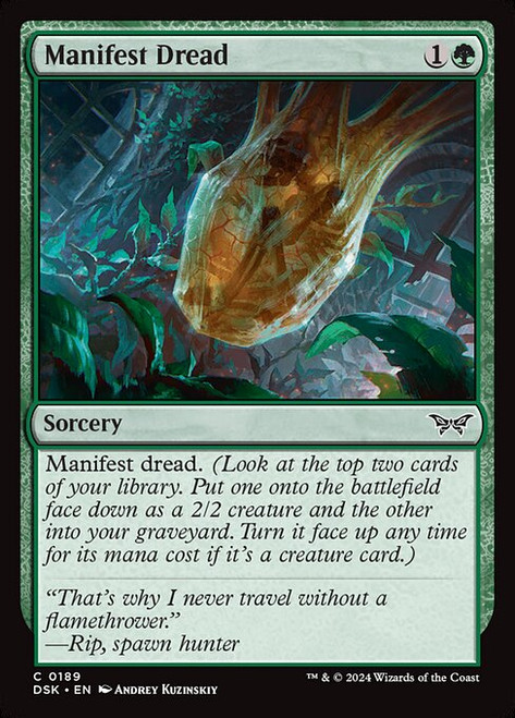 Manifest Dread (DSK) (Foil) (#189)