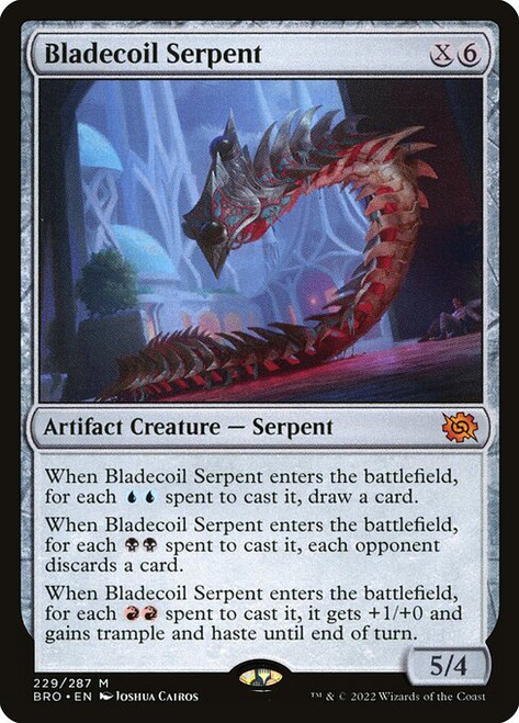 Bladecoil Serpent (BRO) (Foil) (#229)