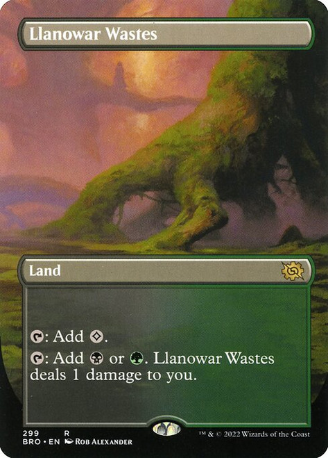Llanowar Wastes (BRO) (Full Art) (#299)
