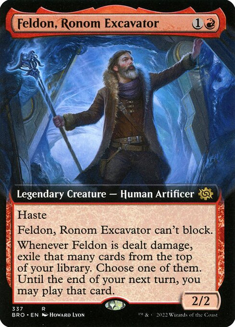 Feldon, Ronom Excavator (BRO) (Foil) (Extended Art) (#337)