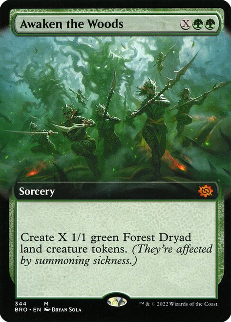 Awaken the Woods (BRO) (Foil) (Extended Art) (#344)