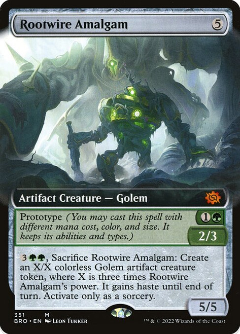 Rootwire Amalgam (BRO) (Foil) (Extended Art) (#351)