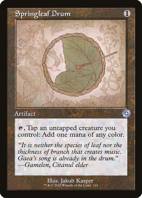 Springleaf Drum (BRR) (Foil) (#118)