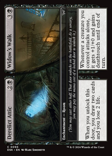 Derelict Attic // Widow's Walk (DSK) (Foil) (#93)
