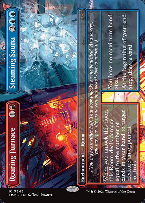 Roaring Furnace // Steaming Sauna (DSK) (Foil) (Borderless) (#343) Roaring Furnace // Steaming Sauna (DSK) (Foil) (Borderless) (#343)