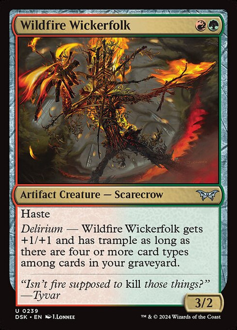Wildfire Wickerfolk (DSK) (Foil) (#239)