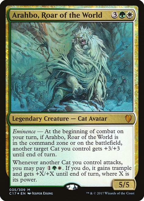 Arahbo, Roar of the World (C17) (Foil) (#35)