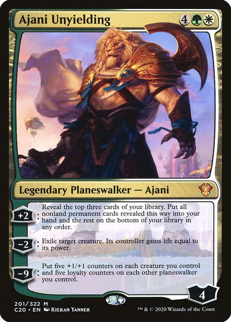 Ajani Unyielding (C20) (#201)
