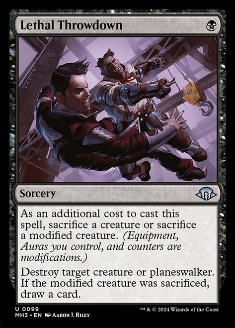 Lethal Throwdown (MH3) (Foil) (#99)