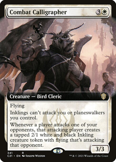 Combat Calligrapher (C21) (Extended Art) (#341)