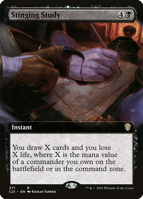 Stinging Study (C21) (Extended Art) (#371)