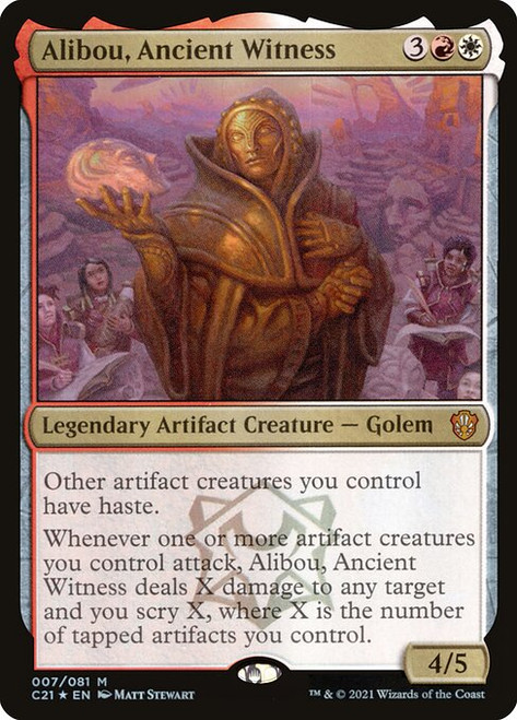 Alibou, Ancient Witness (C21) (Foil) (#7)