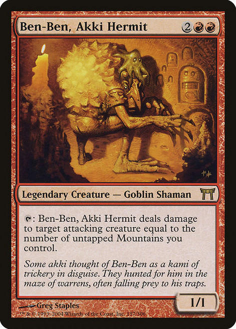 Ben-Ben, Akki Hermit (CHK) (Foil) (#157)