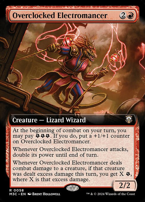 Overclocked Electromancer (M3C) (Extended Art) (#58) Overclocked Electromancer (M3C) (Extended Art) (#58)