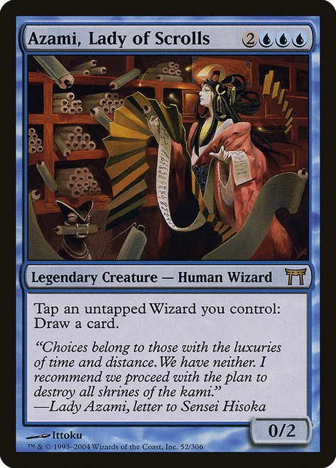 Azami, Lady of Scrolls (CHK) (Foil) (#52)