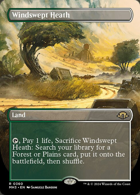 Windswept Heath (MH3) (Foil) (Borderless) (#360) Windswept Heath (MH3) (Foil) (Borderless) (#360)