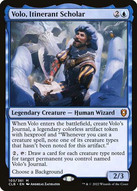 Volo, Itinerant Scholar (CLB) (Foil) (#103)