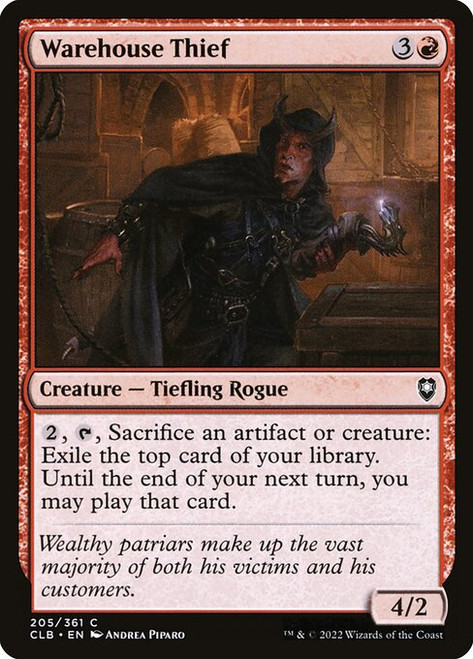 Warehouse Thief (CLB) (Foil) (#205)
