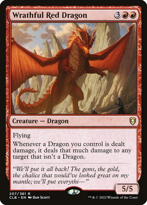 Wrathful Red Dragon (CLB) (#207)