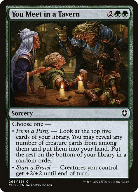 You Meet in a Tavern (CLB) (Foil) (#263)