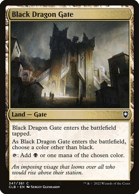 Black Dragon Gate (CLB) (Foil) (#347)