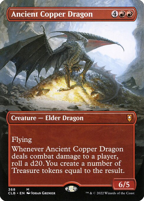 Ancient Copper Dragon (CLB) (Foil) (Borderless) (#368)
