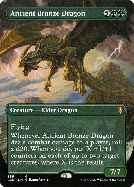 Ancient Bronze Dragon (CLB) (Foil) (Borderless) (#369)