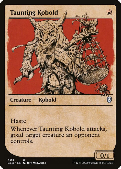 Taunting Kobold (CLB) (Foil) (Showcase) (#404)