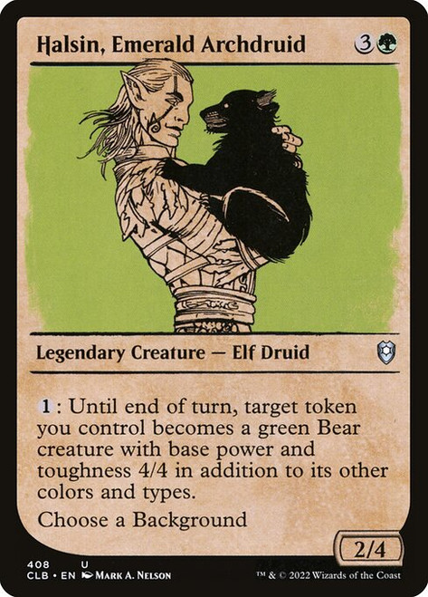 Halsin, Emerald Archdruid (CLB) (Showcase) (#408)