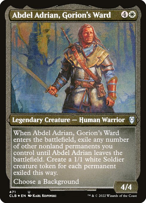 Abdel Adrian, Gorion's Ward (CLB) (FoilEtched) (#471)