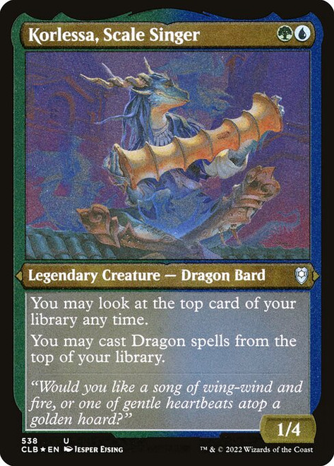 Korlessa, Scale Singer (CLB) (FoilEtched) (#538)