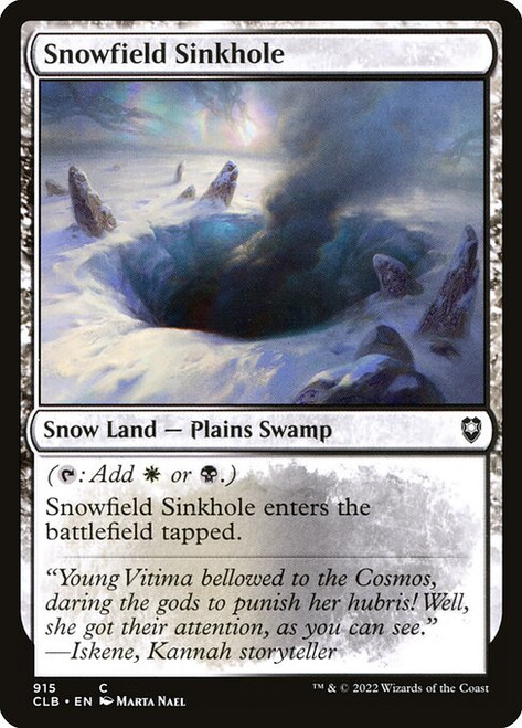 Snowfield Sinkhole (CLB) (#915)