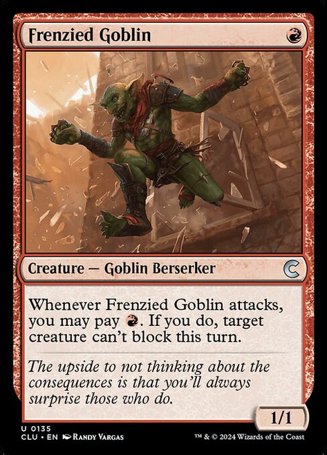 Frenzied Goblin (CLU) (#135)