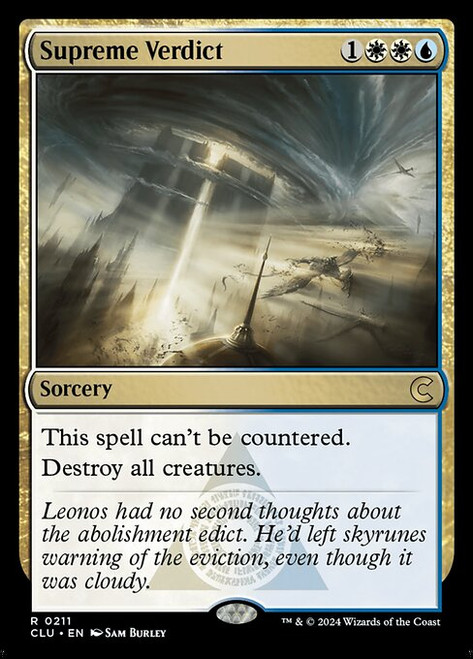 Supreme Verdict (CLU) (#211)