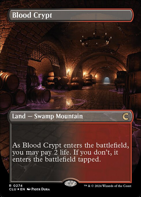 Blood Crypt (CLU) (Foil) (Borderless) (#274)