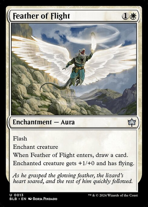 Feather of Flight (BLB) (Foil) (#13)